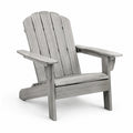 Sedia Adirondack in legno massiccio grigio
